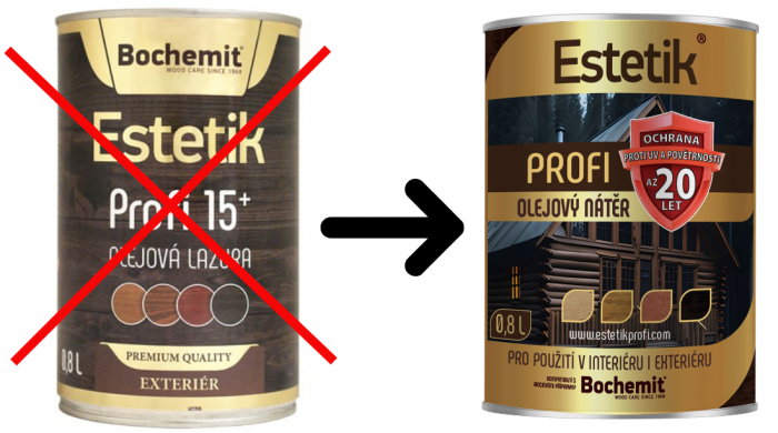 ESTETIK PROFI - změna designu a názvu